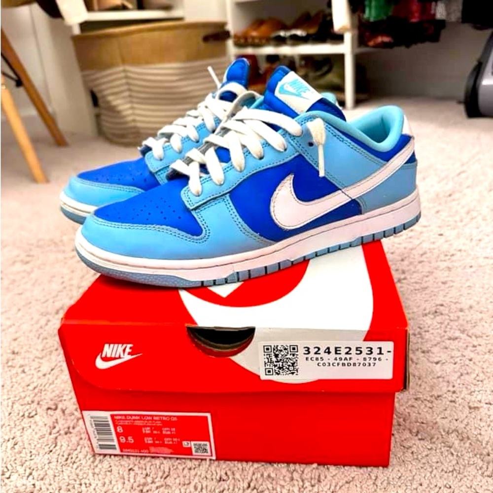 COPY - Nike Dunk Low Argon QS UNC Blue Sneakers